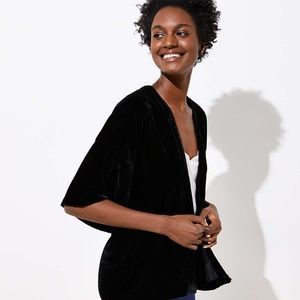 NWT LOFT Velvet Kimono